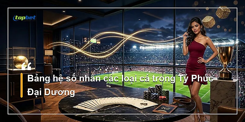 Bảng hệ số nhân các loại cá trong Tỷ Phúc Đại Dương