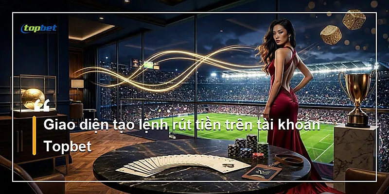 Rút Tiền Topbet – Hướng Dẫn Rút Nhanh Và Đúng Quy Trình 2026 1 Giao diện tạo lệnh rút tiền trên tài khoản Topbet