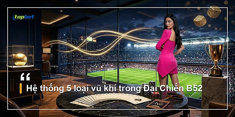 Hệ thống 5 loại vũ khí trong Đại Chiến B52