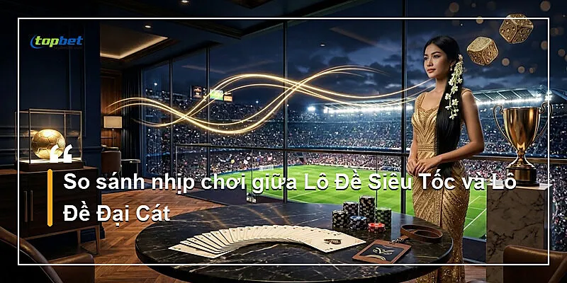 So sánh nhịp chơi giữa Lô Đề Siêu Tốc và Lô Đề Đại Cát