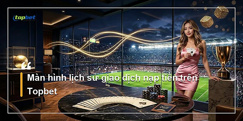 Nạp Tiền Topbet – Hướng Dẫn Nạp Nhanh Qua Ngân Hàng 2 Màn hình lịch sử giao dịch nạp tiền trên Topbet