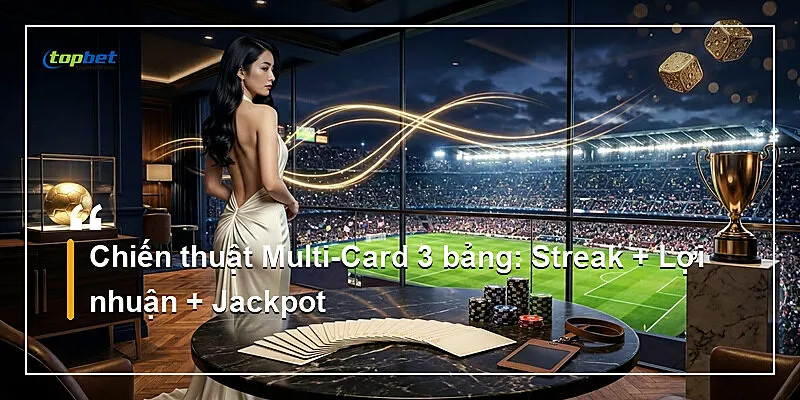 Chiến thuật Multi-Card 3 bảng: Streak + Lợi nhuận + Jackpot